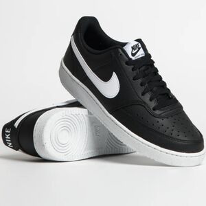 NIKE

MENS NIKE COURT VISION LOW NEXT NATURE SNEAKER - BLACK/WHIT